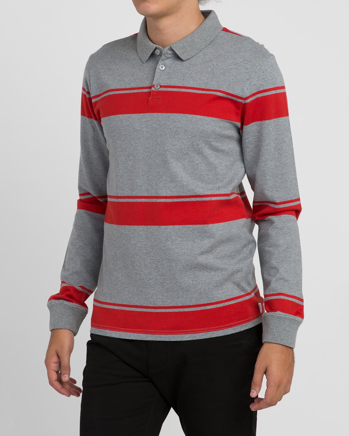 KL Rugby Long Sleeve Polo MM906KLR | RVCA