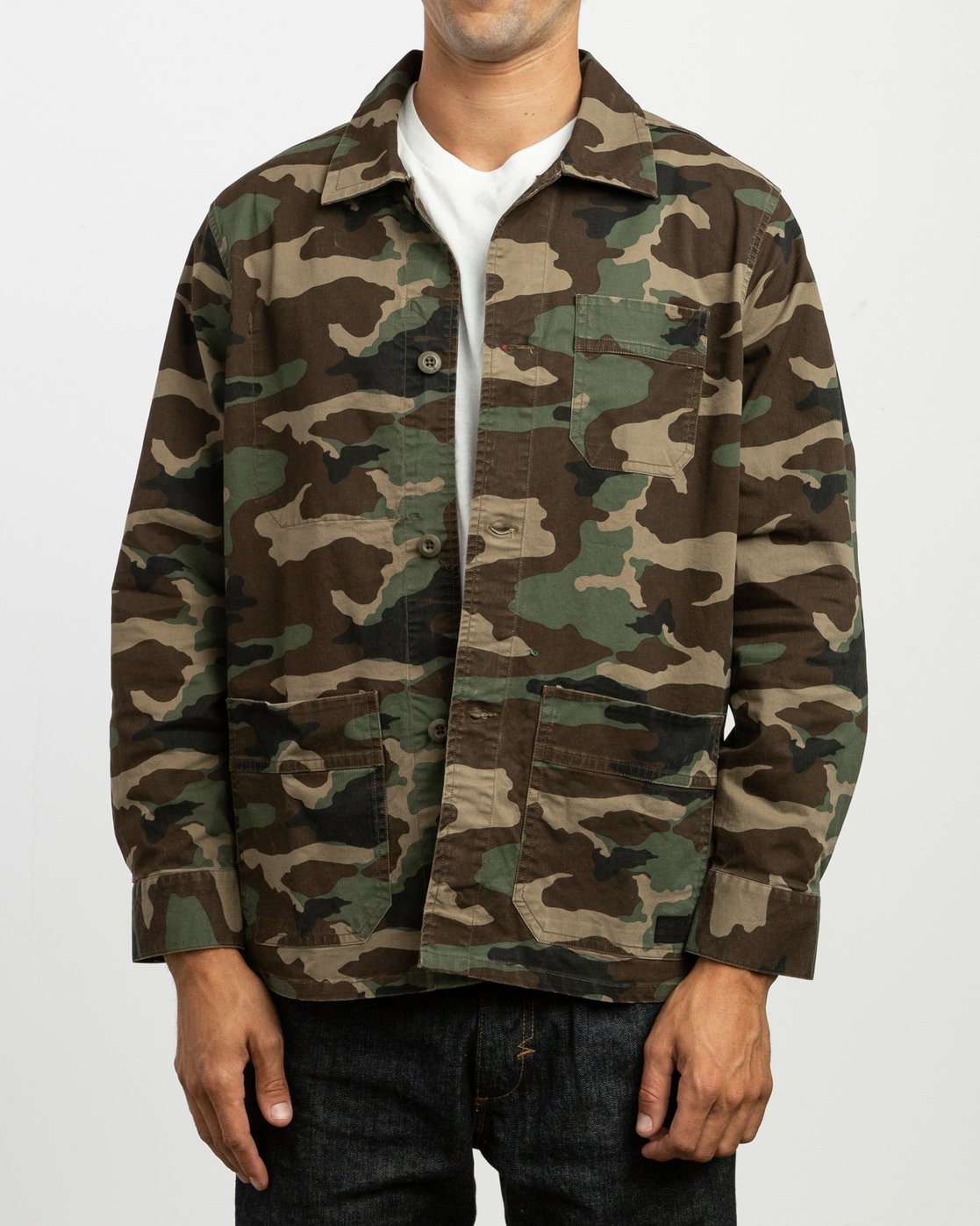 rvca camo jacket