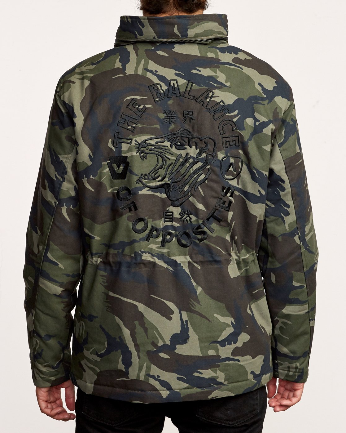 rvca camo jacket