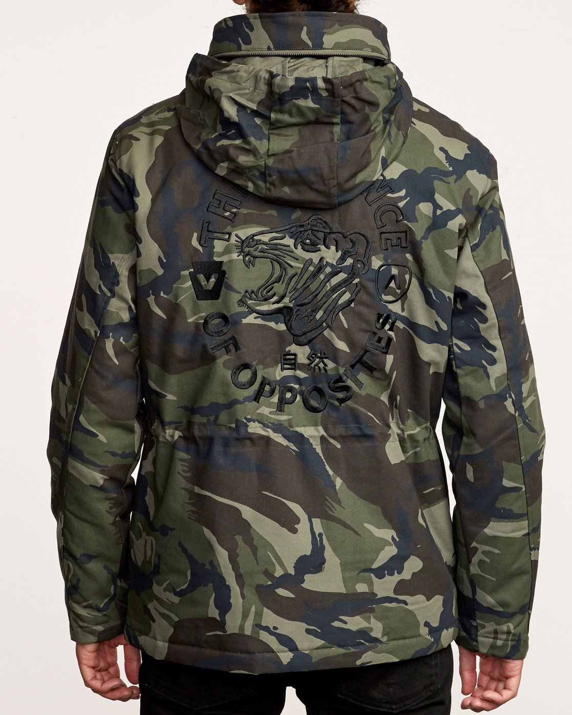 rvca camo jacket