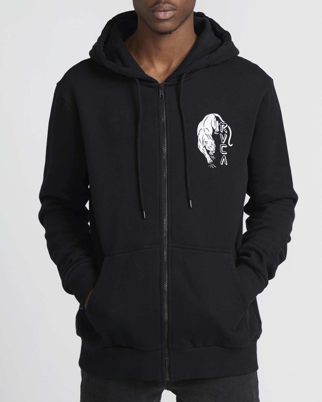 rvca zip hoodie