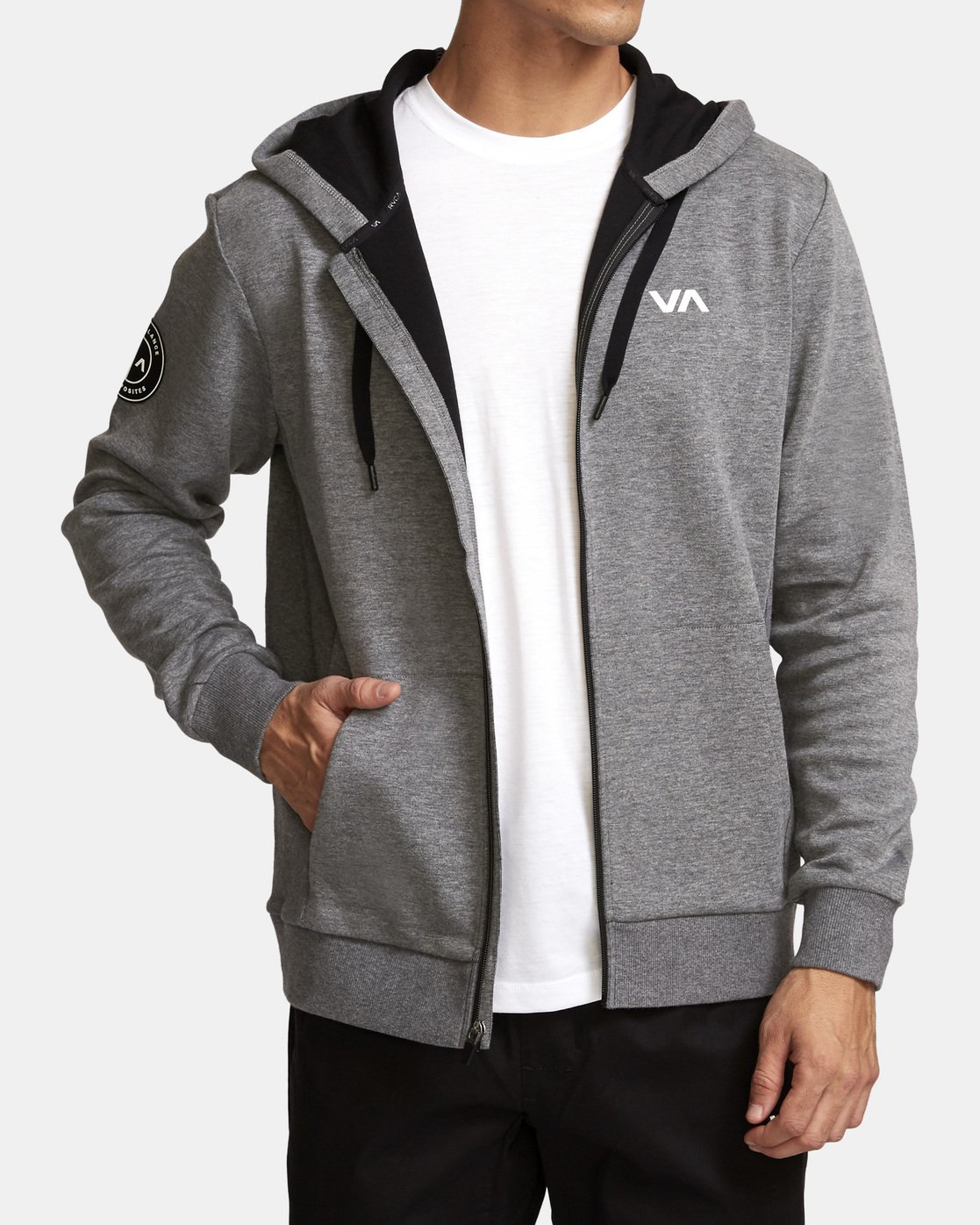 rvca mens hoodie