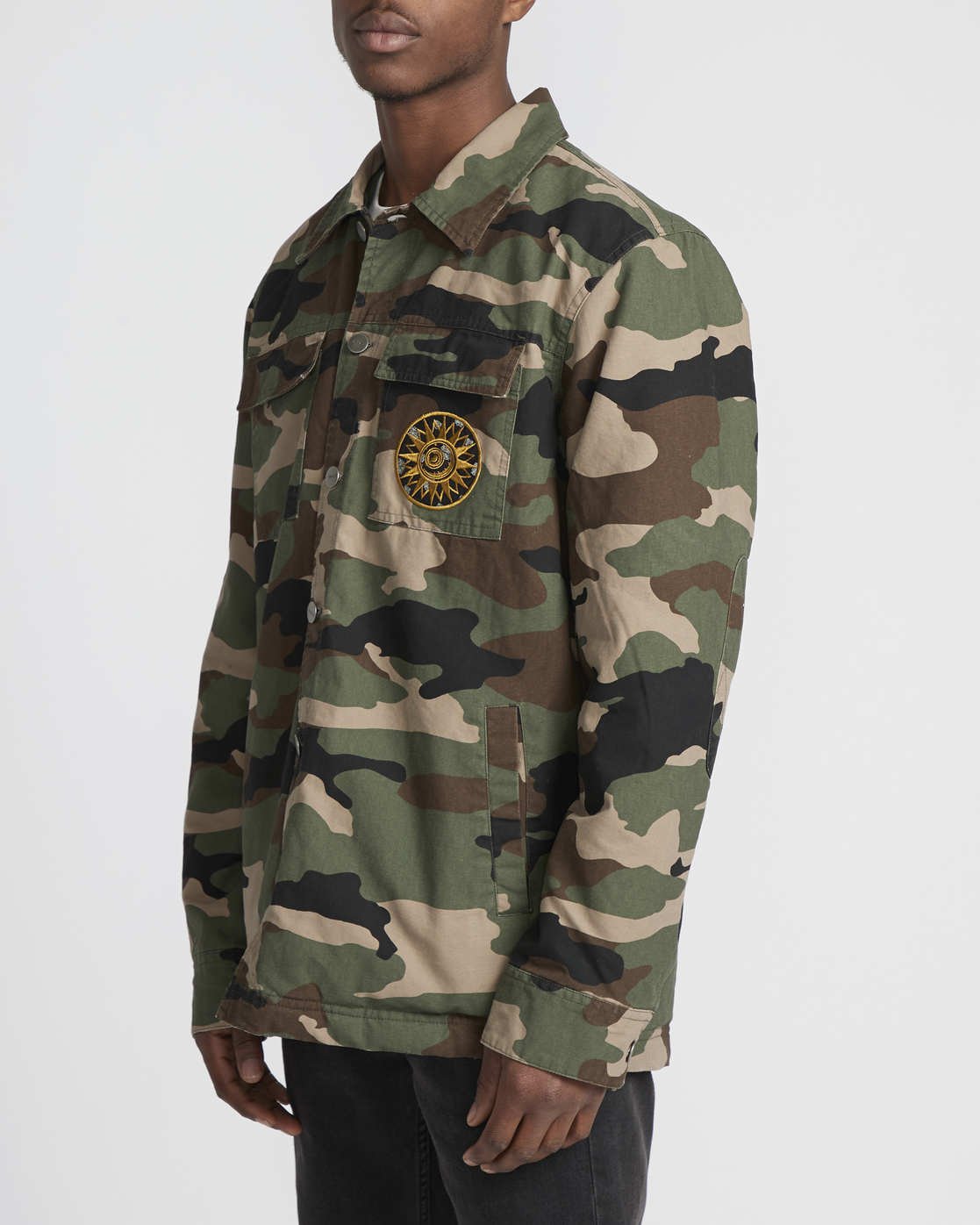 rvca camo jacket