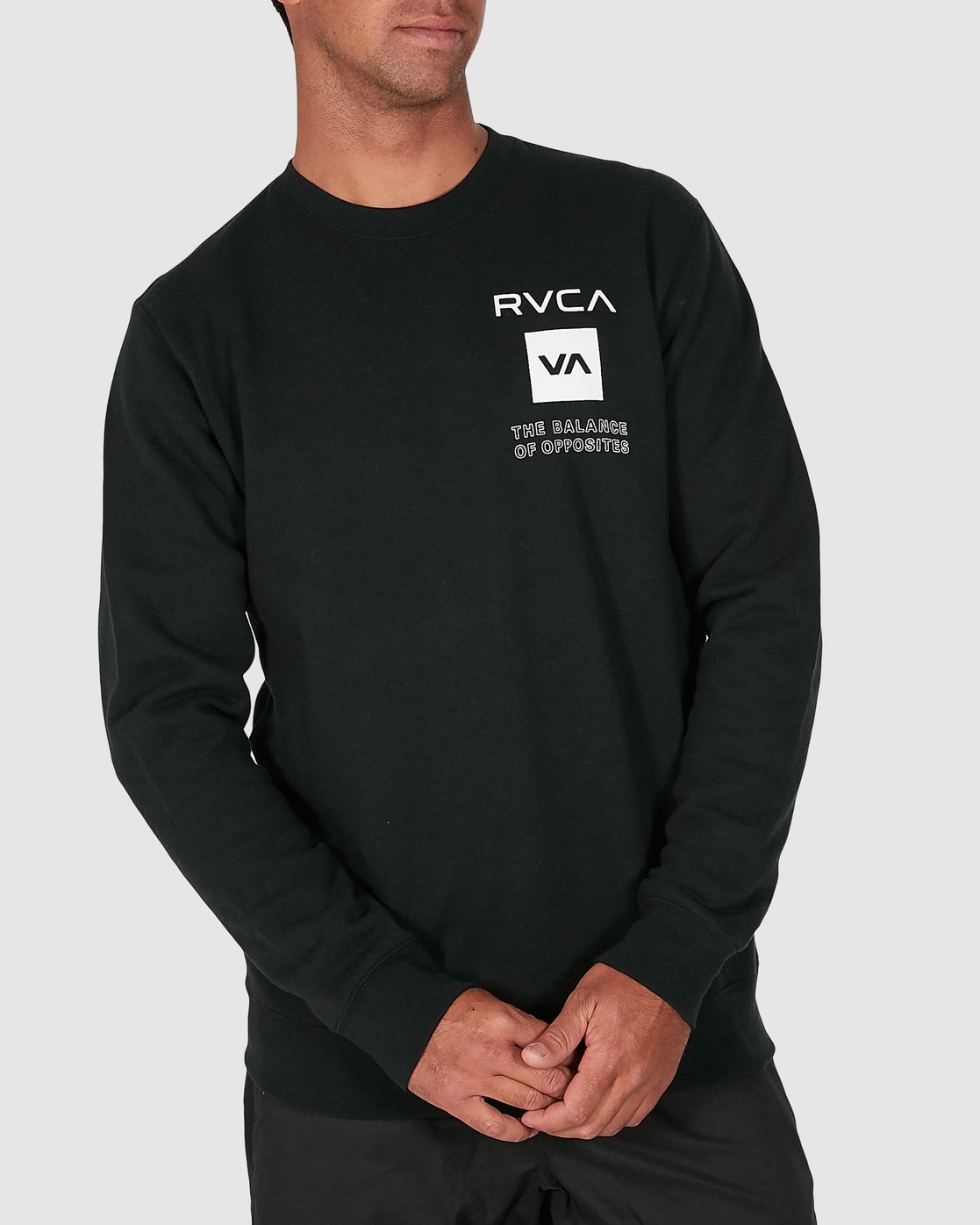 graphic crew neck jumper