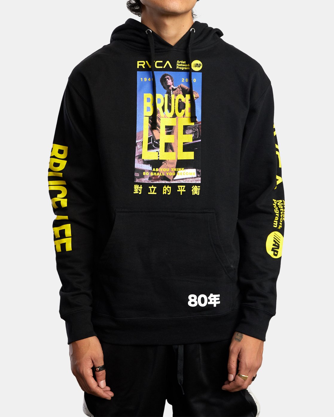 bruce lee sleeveless hoodie