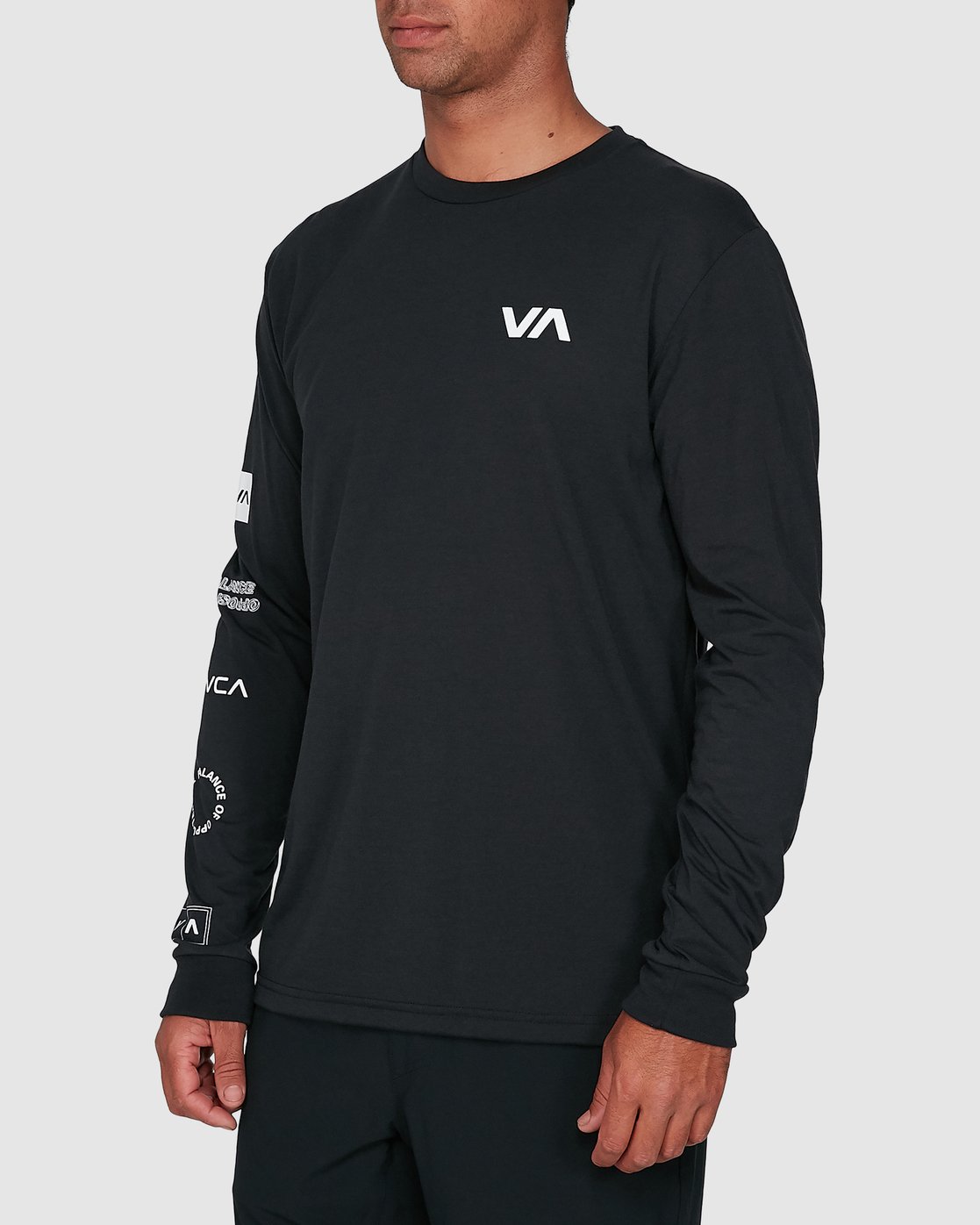 All Out Rvca Long Sleeve Tee 9352315321853 RVCA