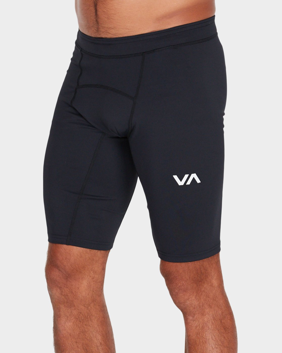 black compression shorts