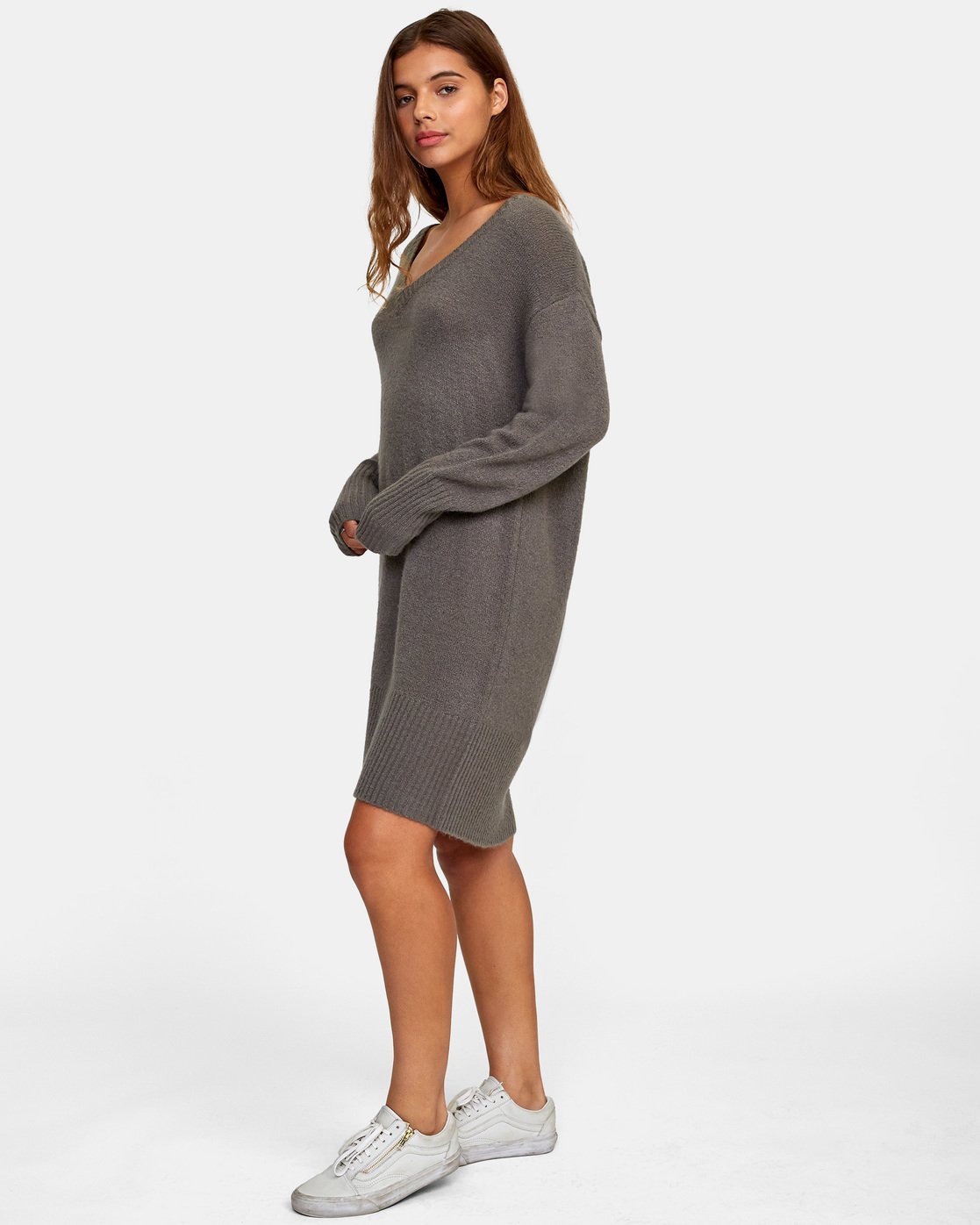 charcoal jumper dress