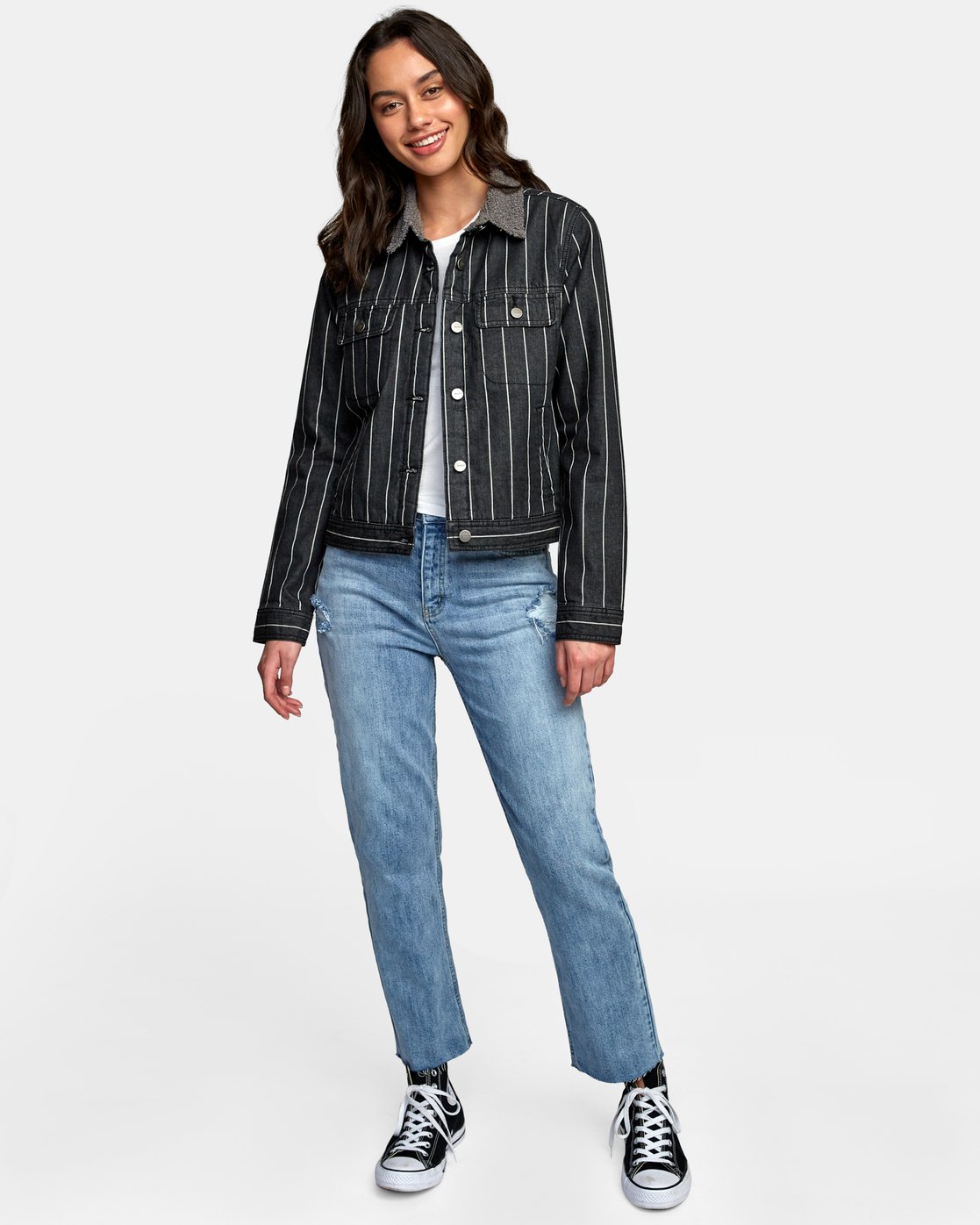 RVCA Womens Spitting Image Denim Jacket