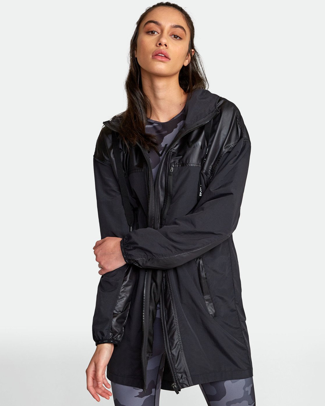 RVCA womens Matte Shine Parka