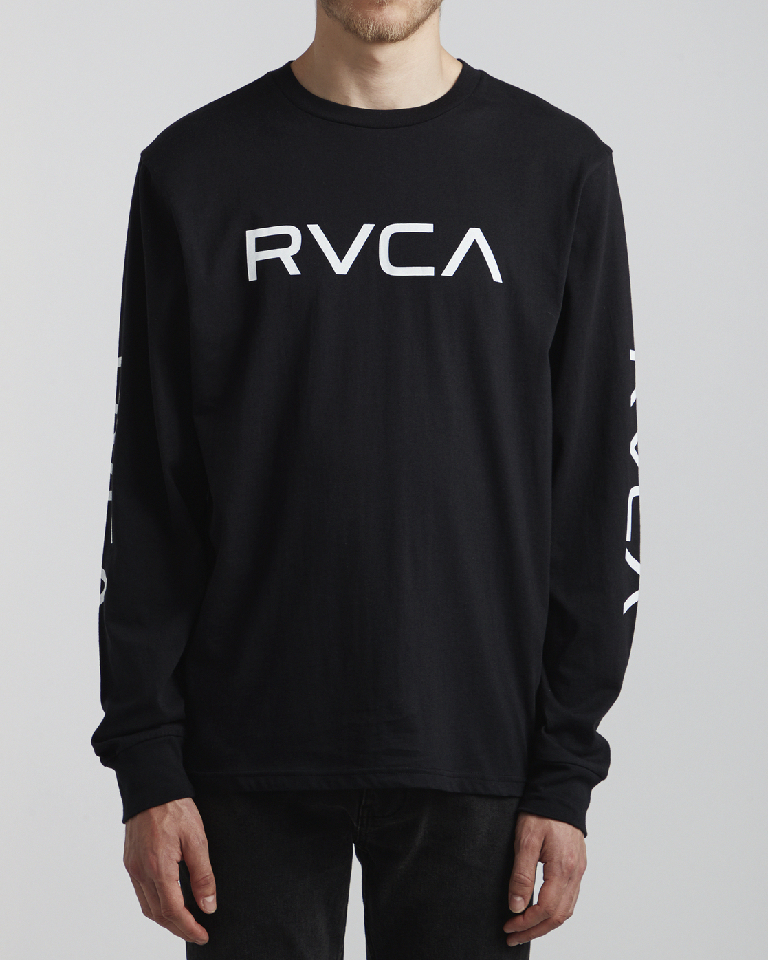 RVCA Mens Big Long Sleeve T-Shirt