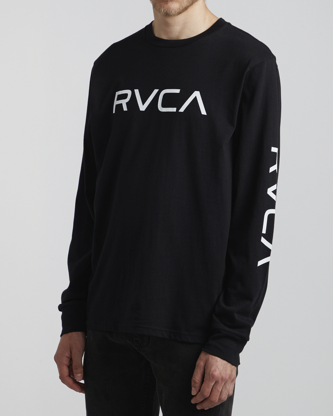 rvca long sleeve black