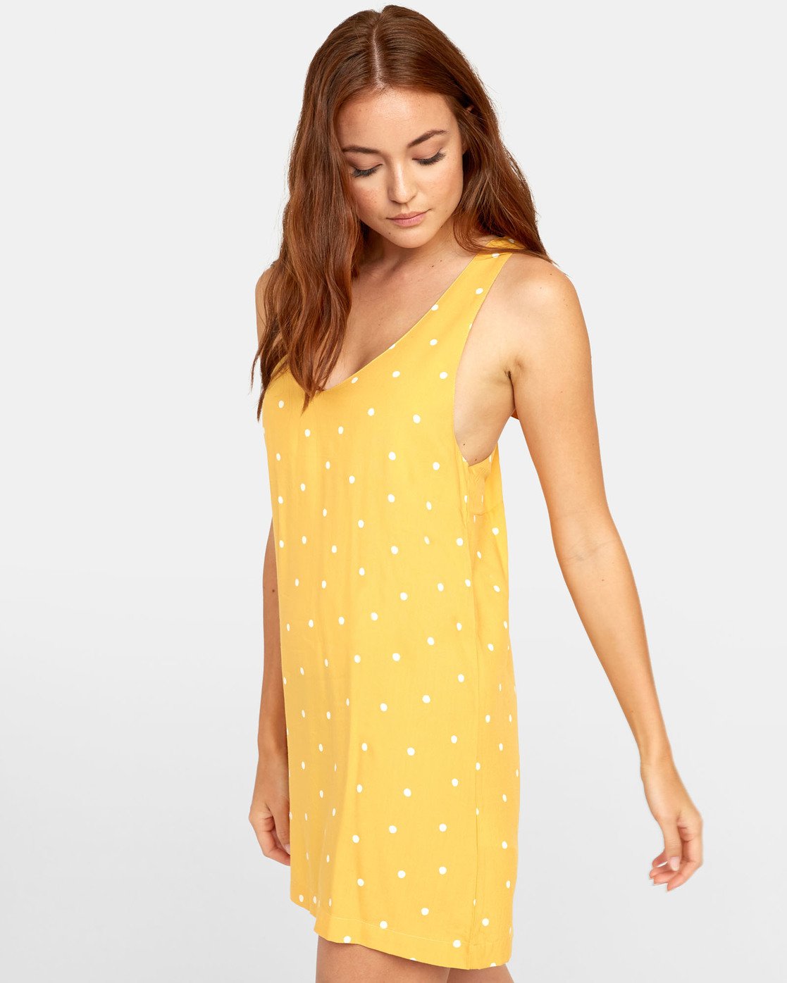 yellow tank dress