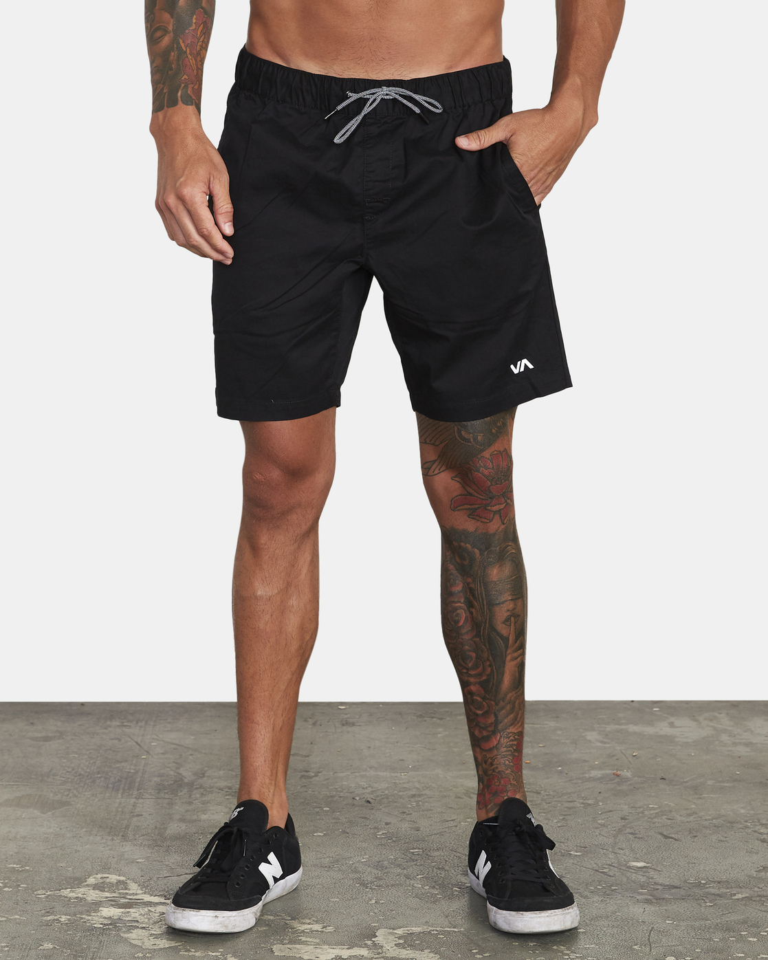 mens black athletic shorts