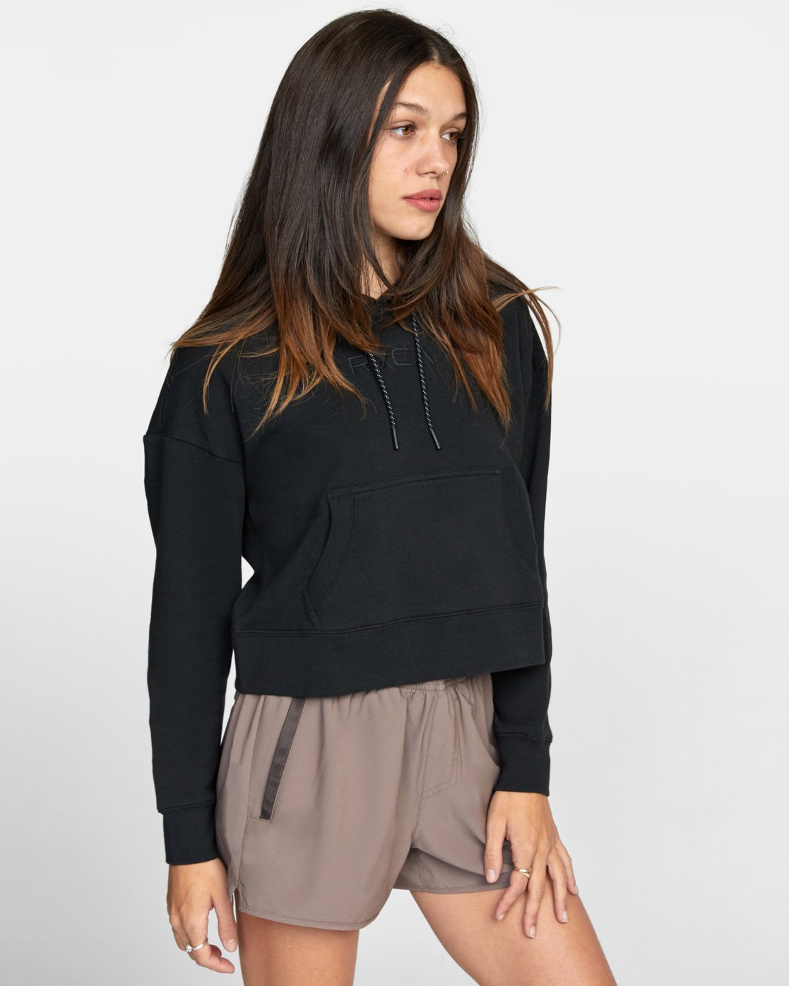 RVCA Womens Whisper Fleece Pullover Top