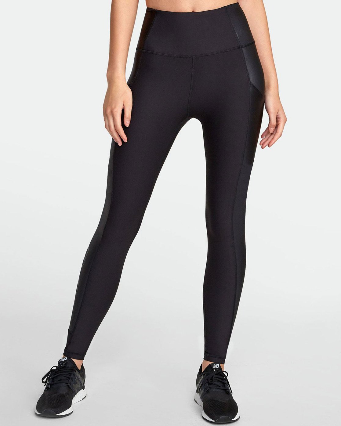 shiny compression tights