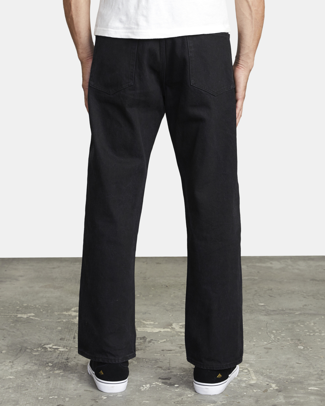 mens grey loose fit jeans