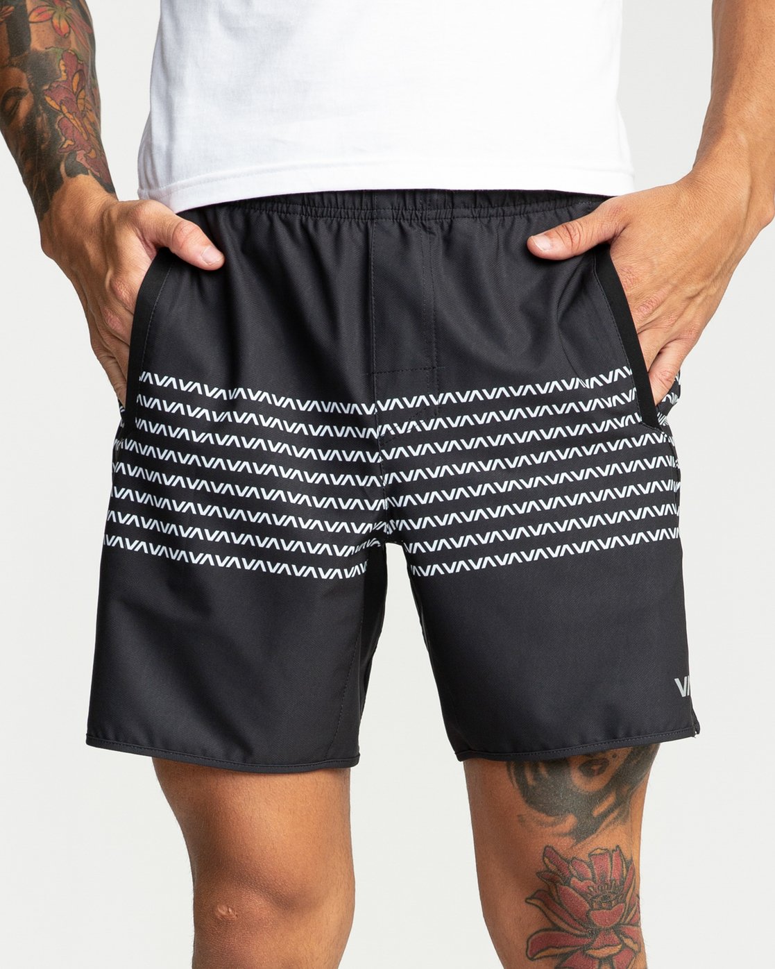 swim trunks with built in compression liner