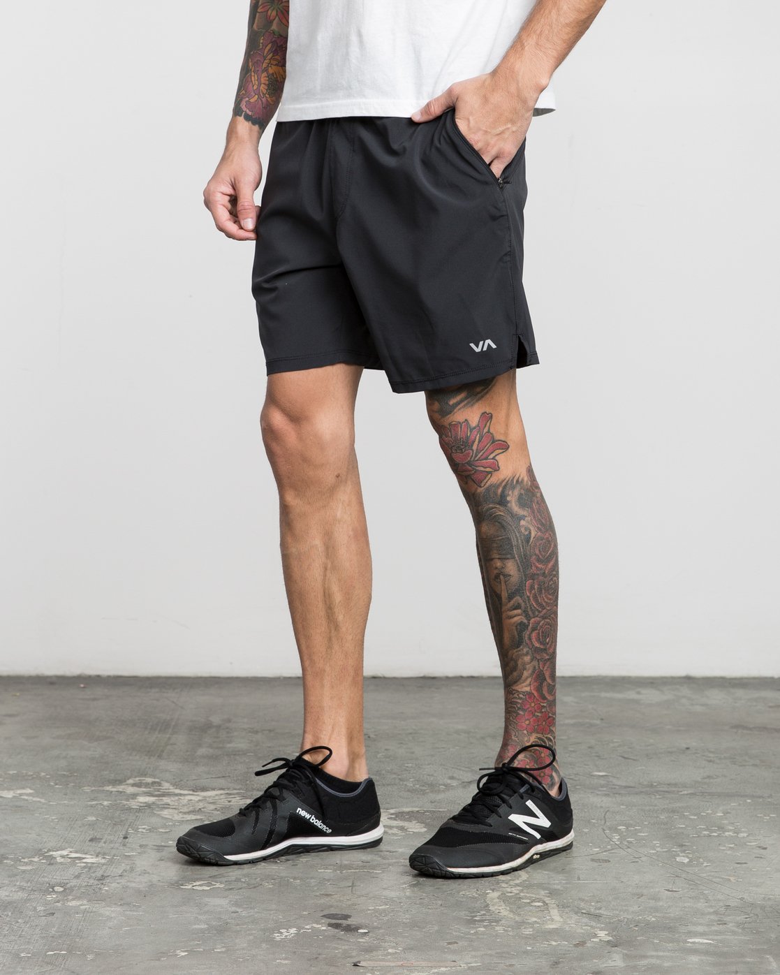 rvca tech shorts