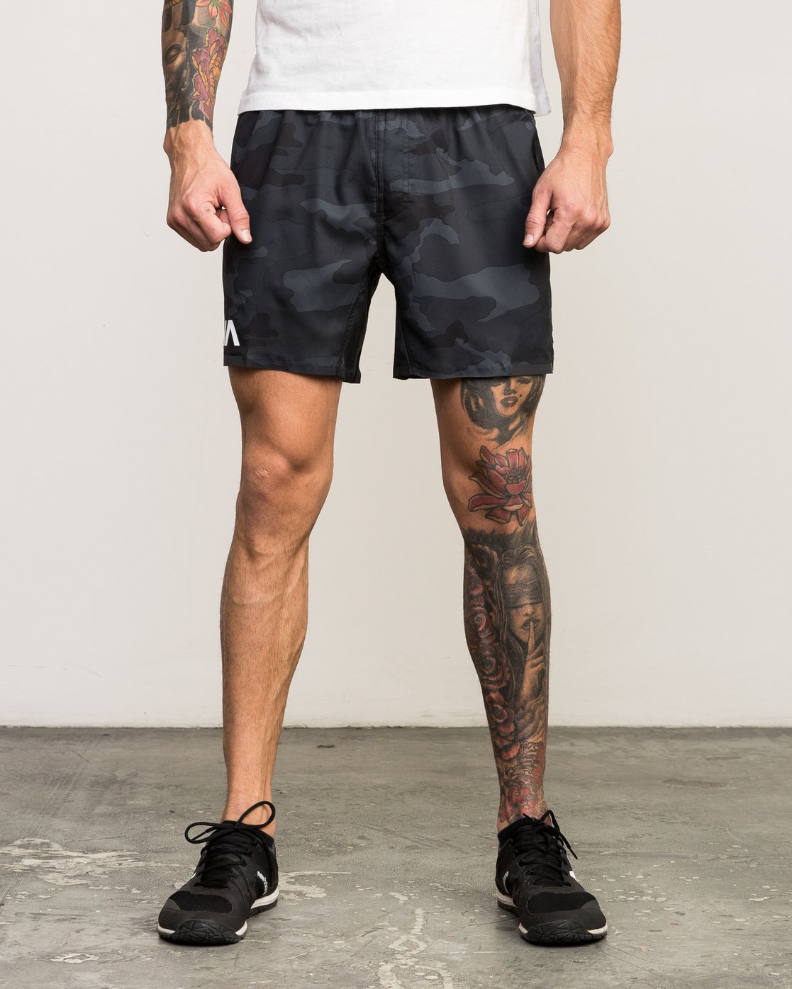 rvca tech shorts