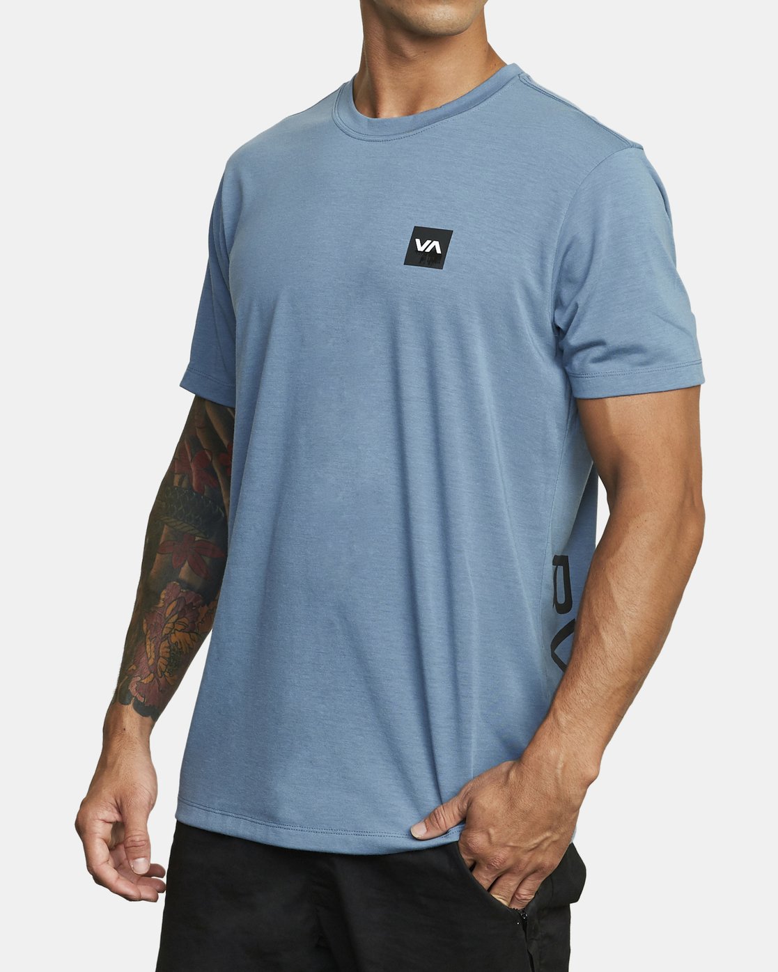 RVCA Mens 2X Short Sleeve Crew Neck T-Shirt