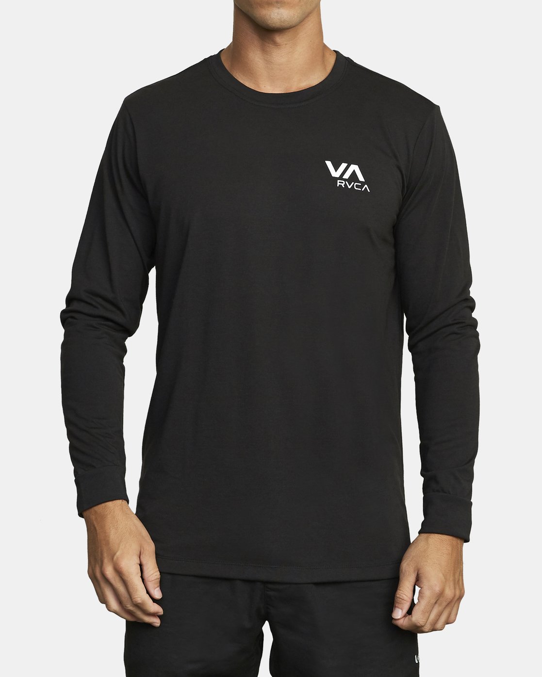 rvca long sleeve black