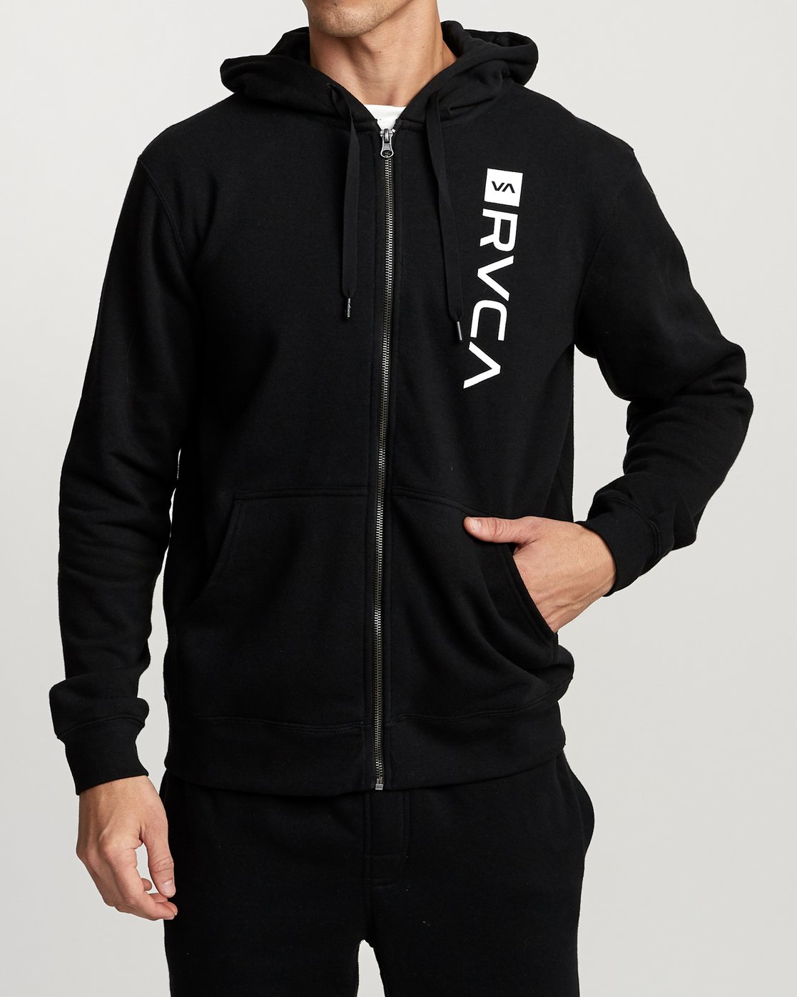 rvca zip hoodie