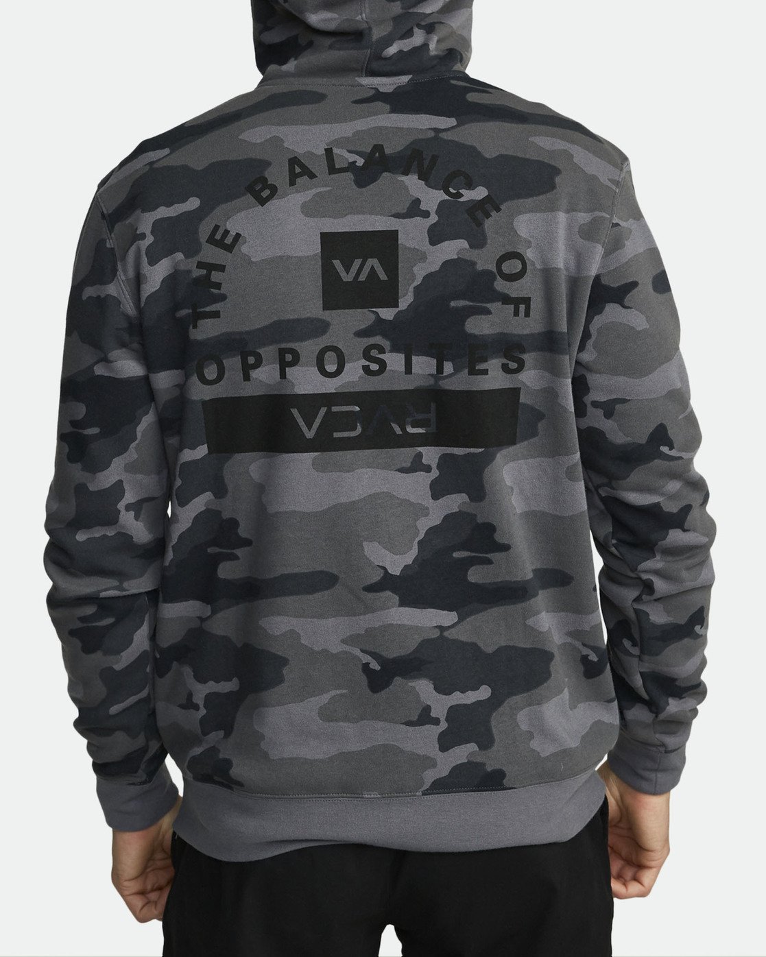 rvca camo hoodie