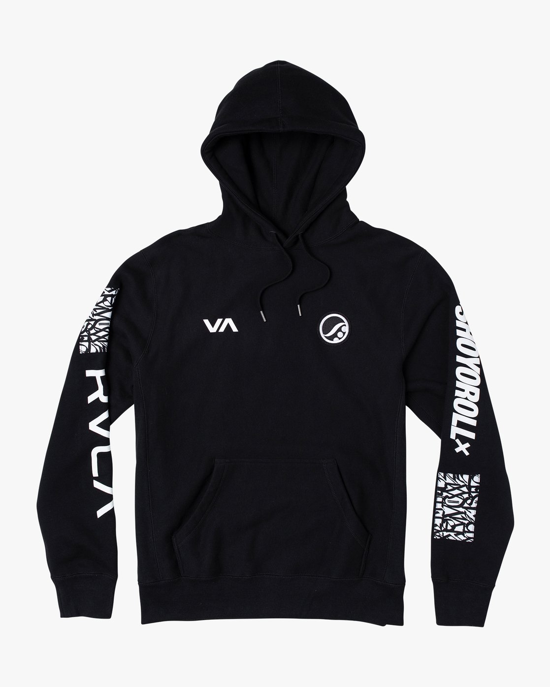 white rvca hoodie