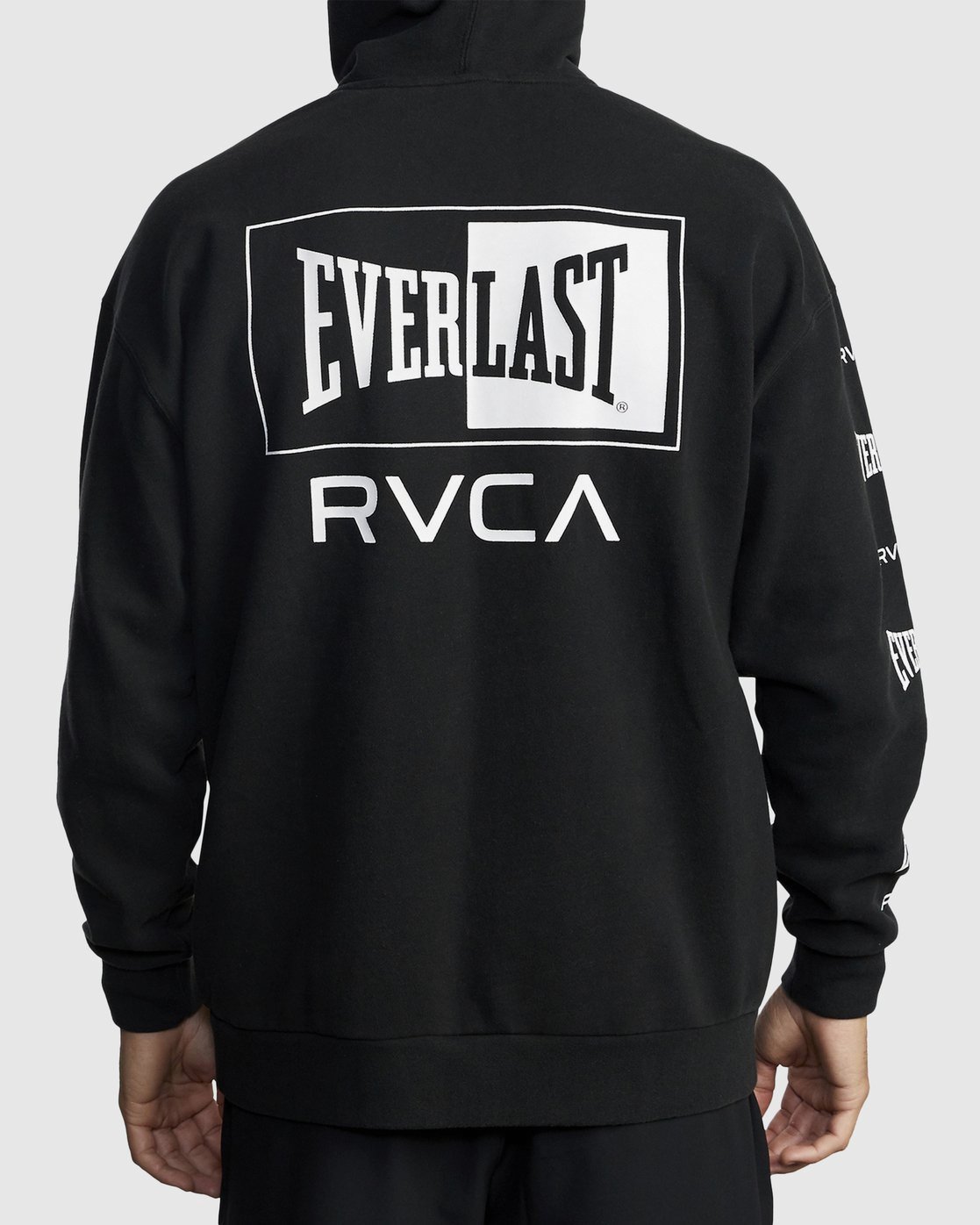 everlast hooded t shirt mens