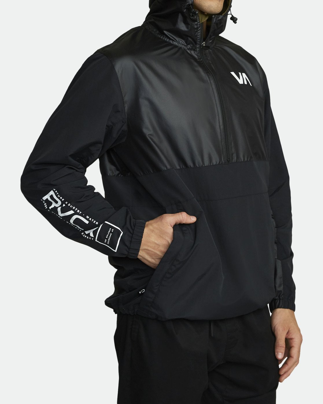 RVCA Womens Sport Anorak Windbreaker Jacket