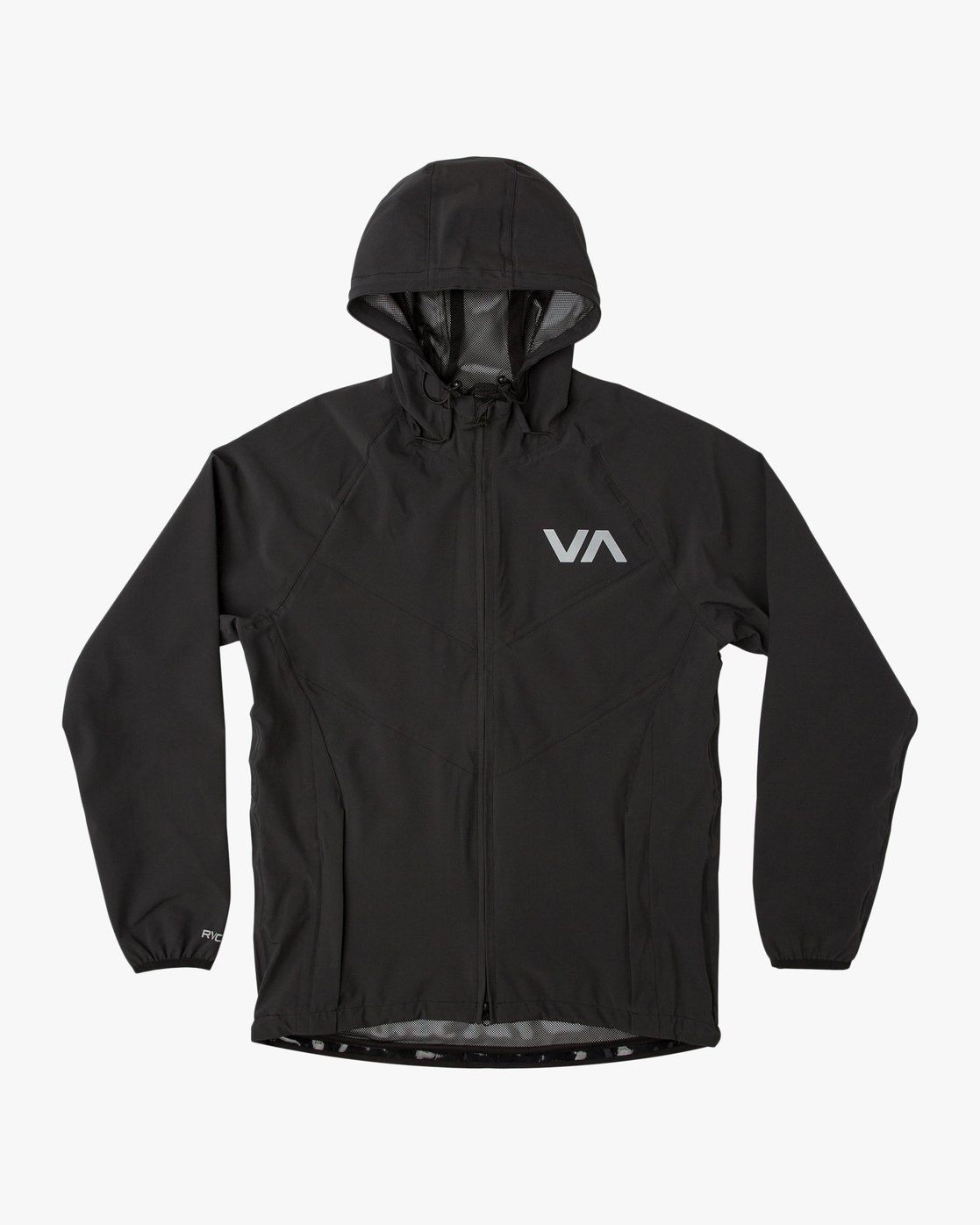 black windbreaker hoodie