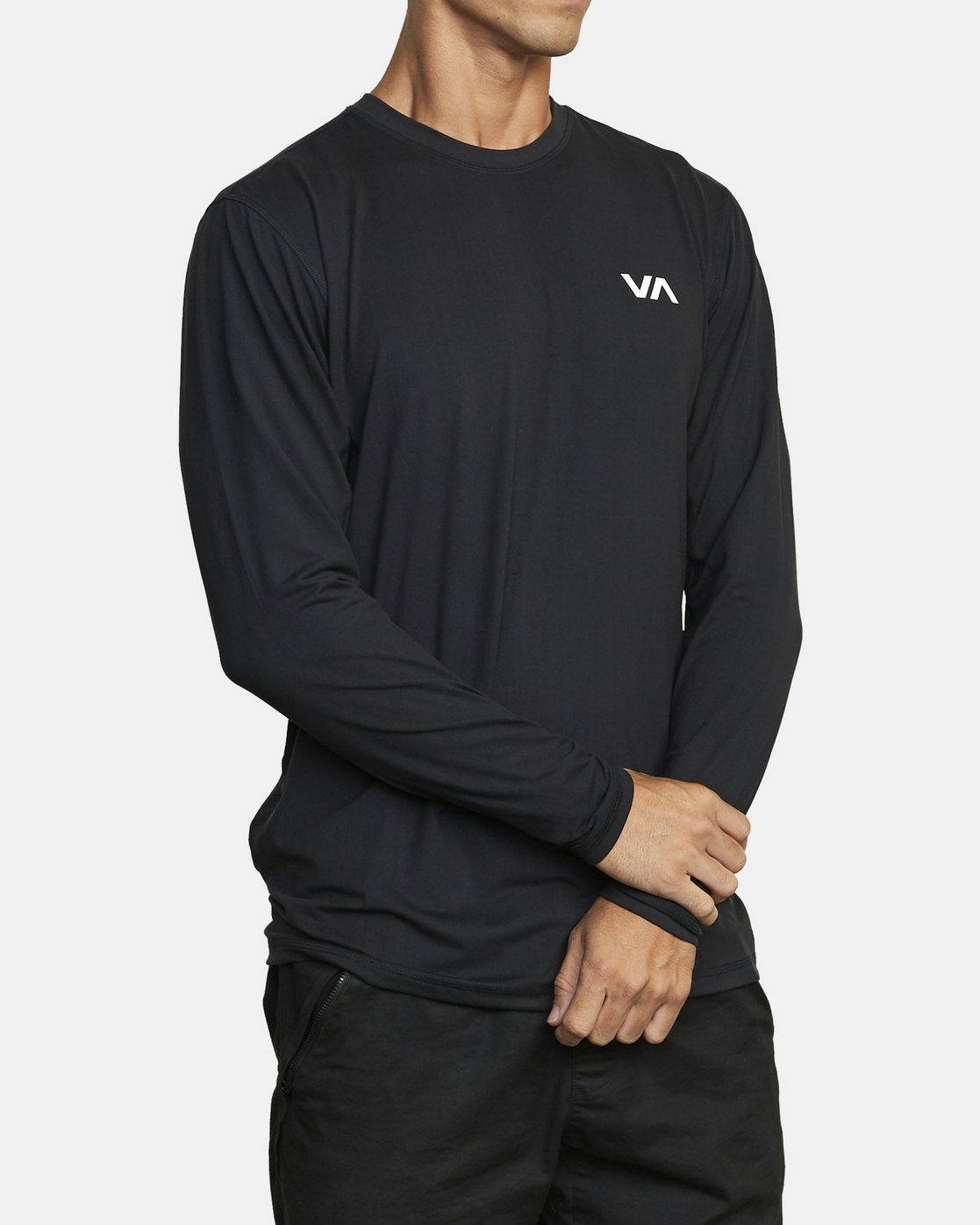 rvca long sleeve black