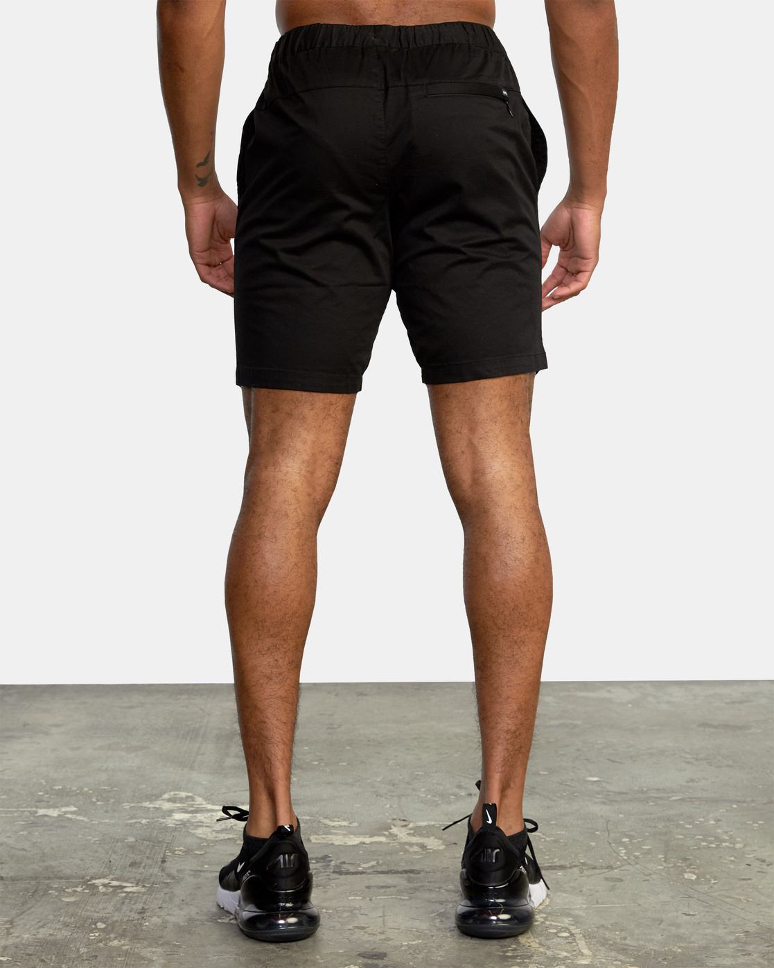 black shorts workout