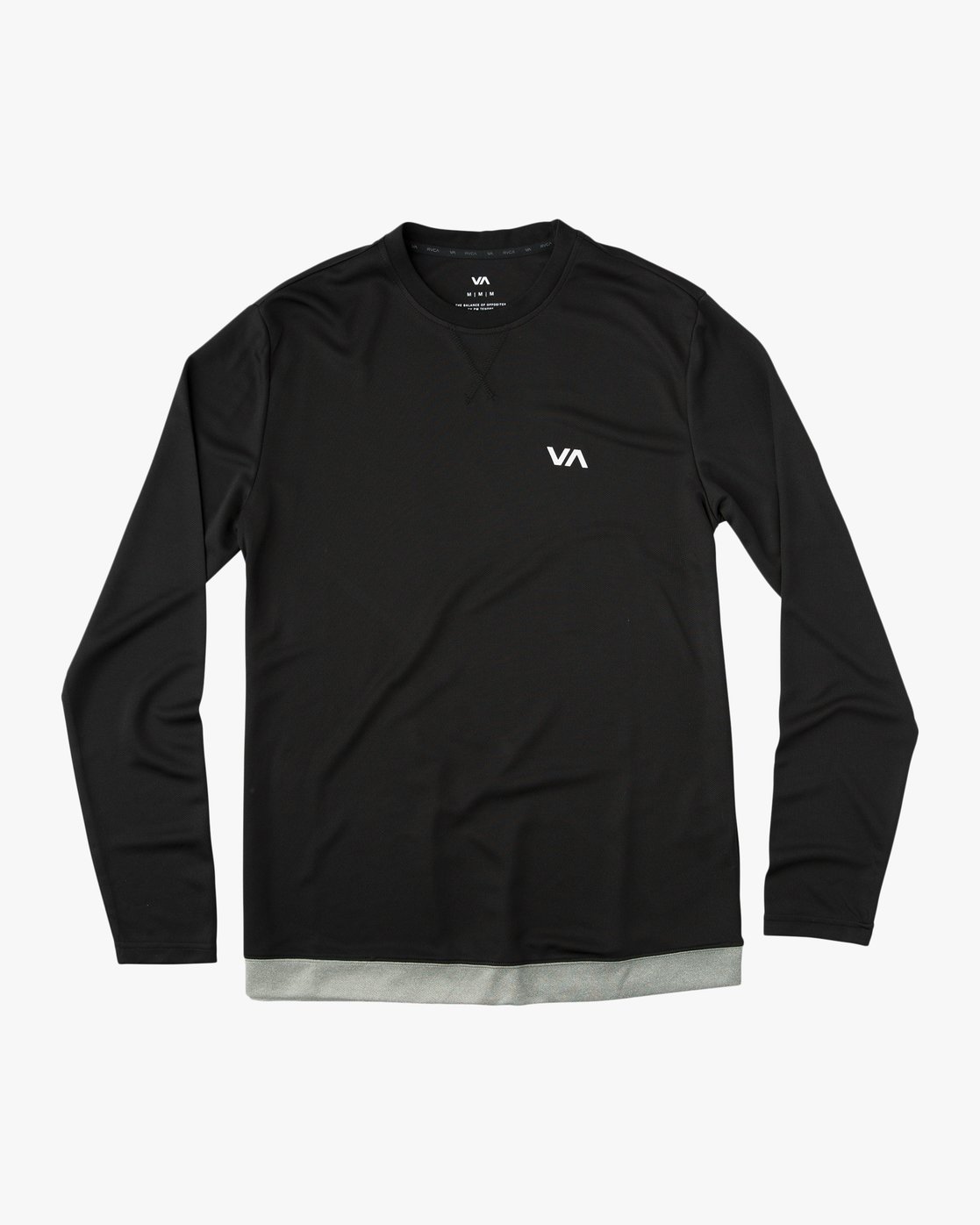 black mesh long sleeve shirt