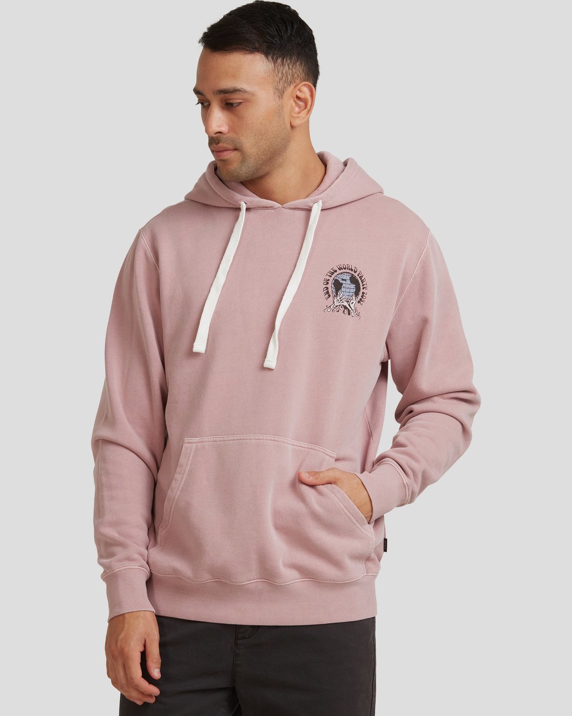 Hoodie mauve homme clearance