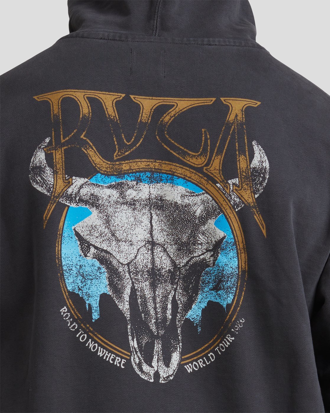 Mens washed black hoodie Clearance