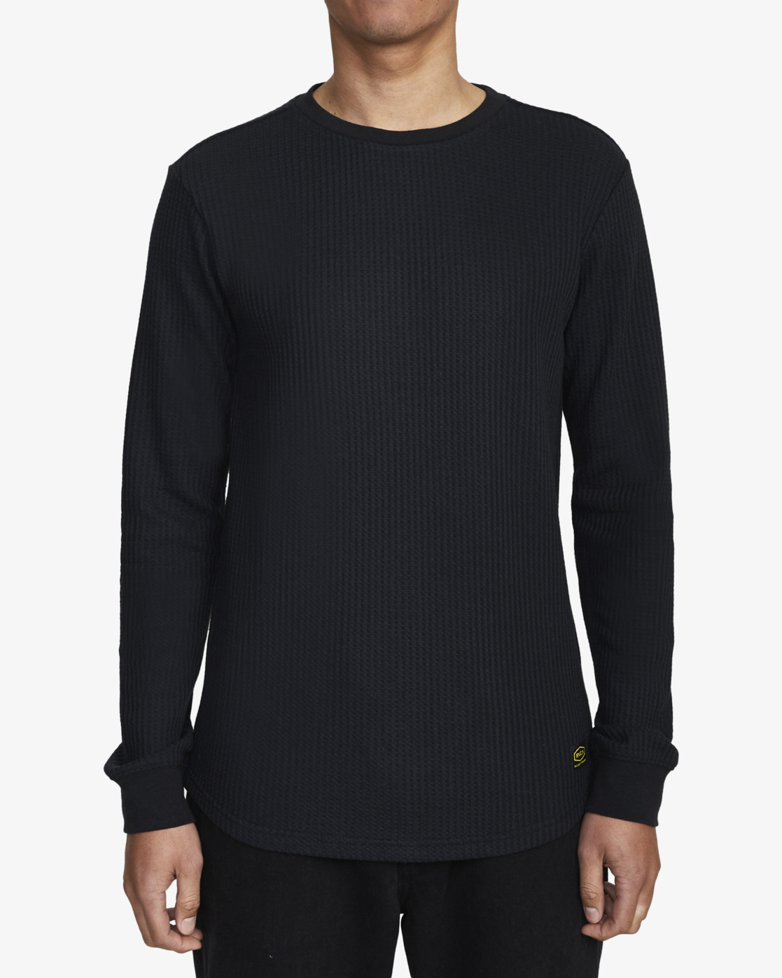 black thermal top mens