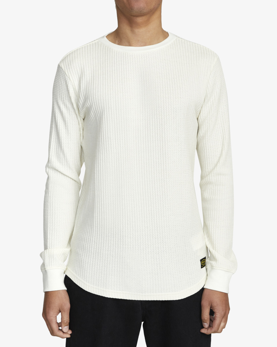 mens white thermal top