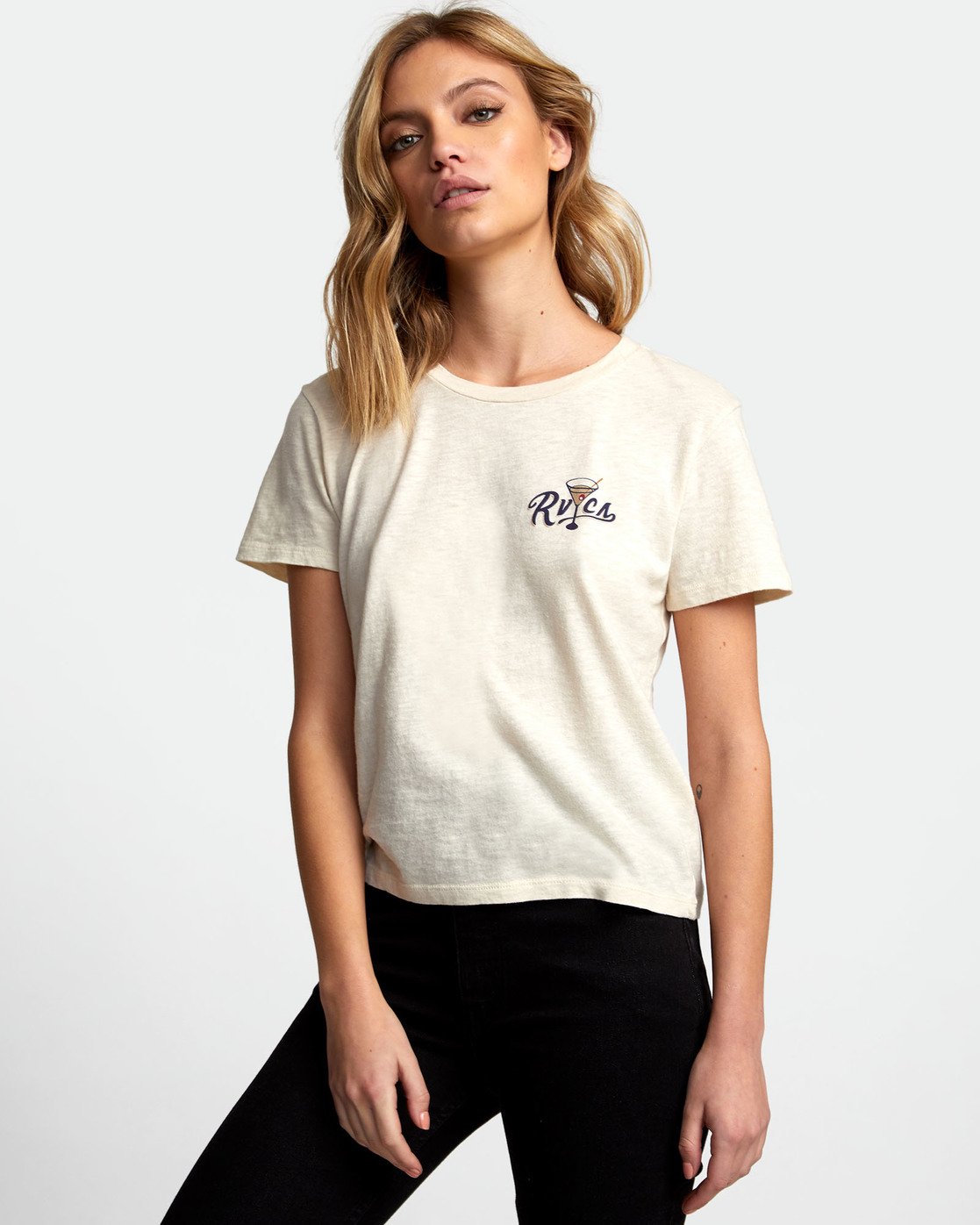 RVCA Womens Cheers Baby T-Shirt