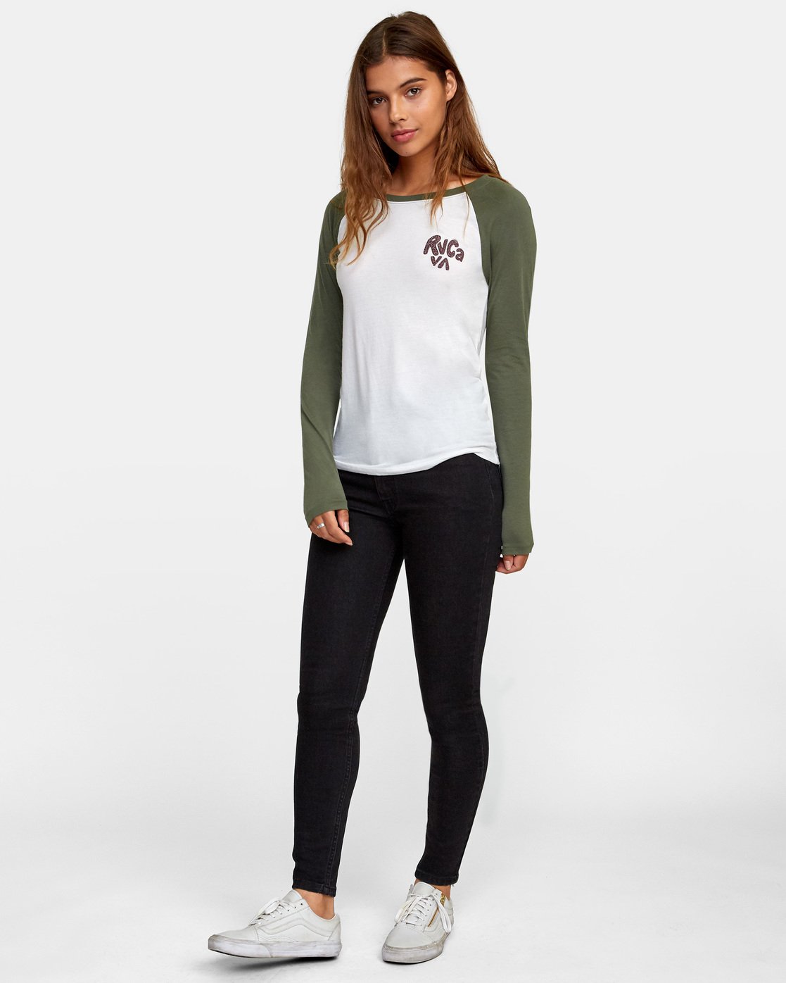 rvca baseball tee