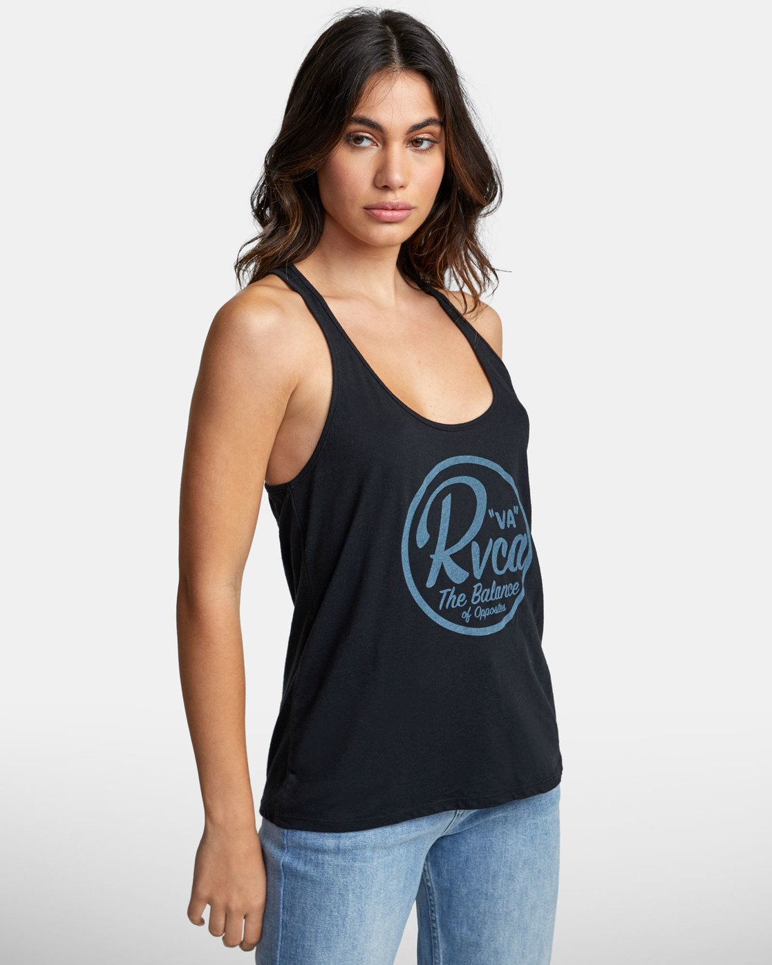 RVCA Womens Balance Racer Back Tank