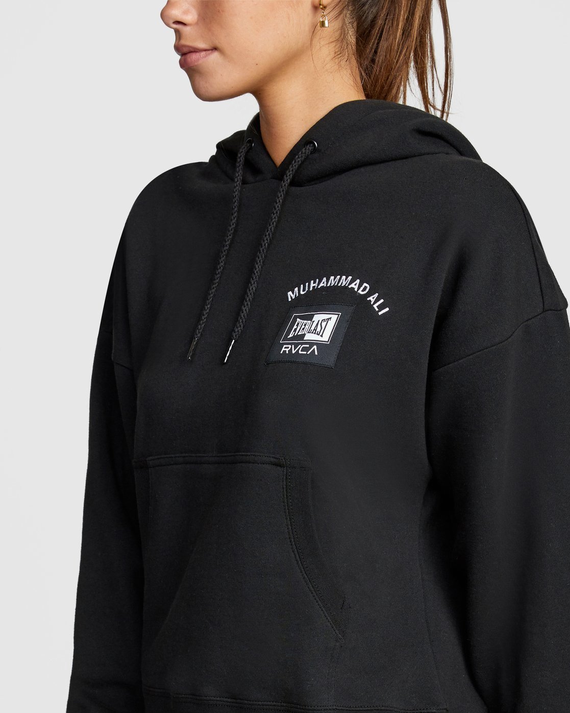 Everlast King Of The Ring Cropped Hoodie for Women W4HOWBRVP1 RVCA