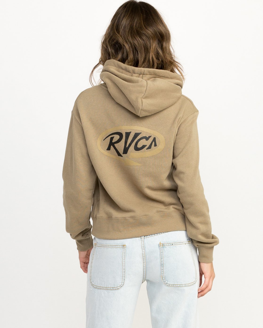 rvca khaki hoodie