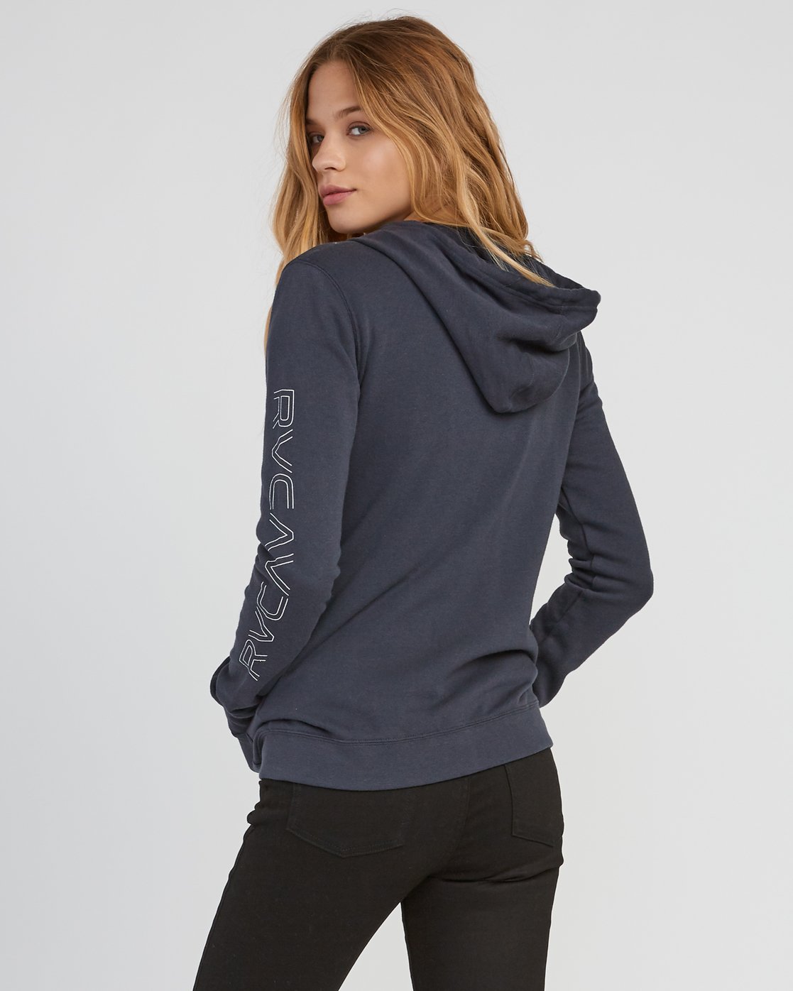 rvca zip up hoodie