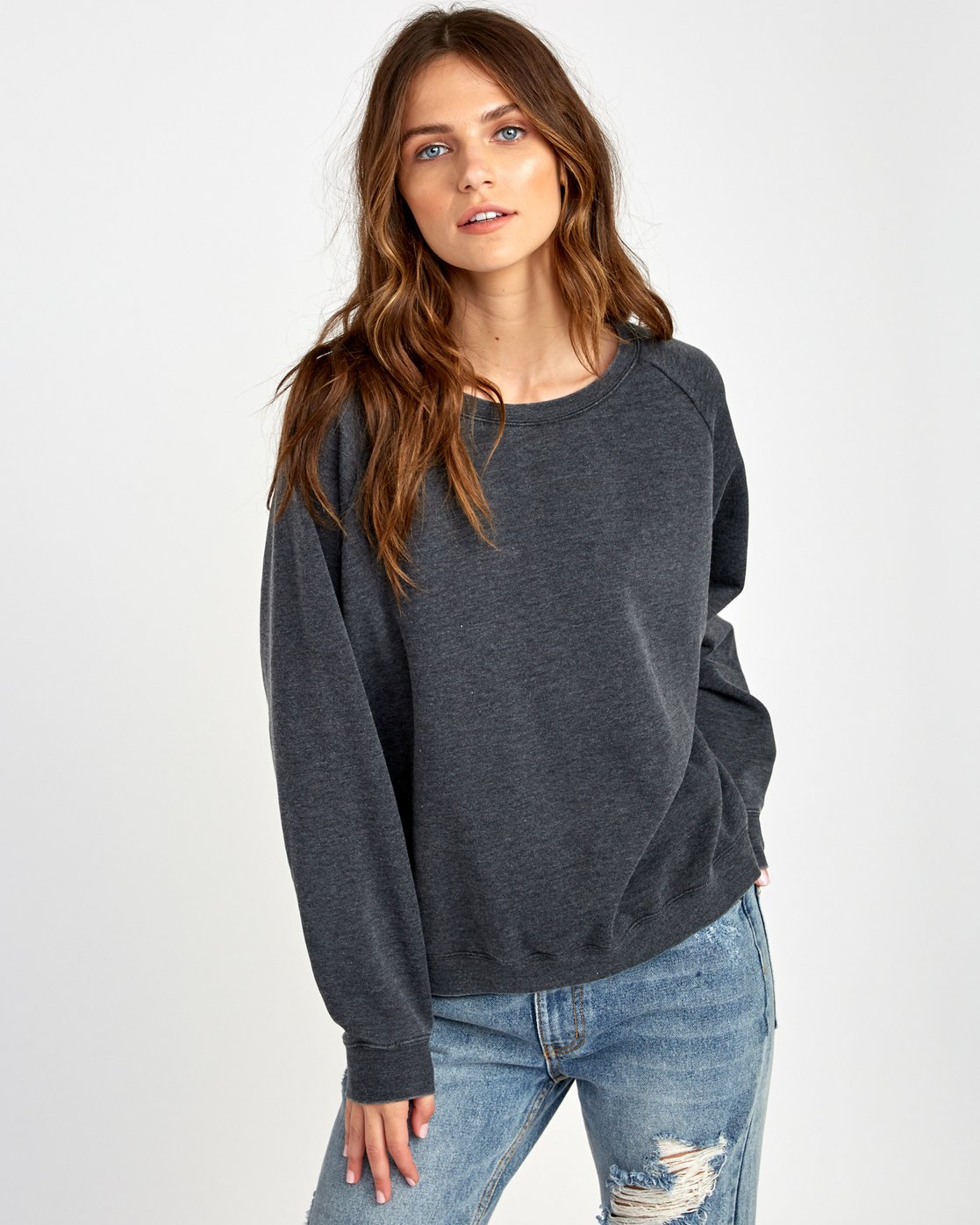 rvca sweatshirt womens