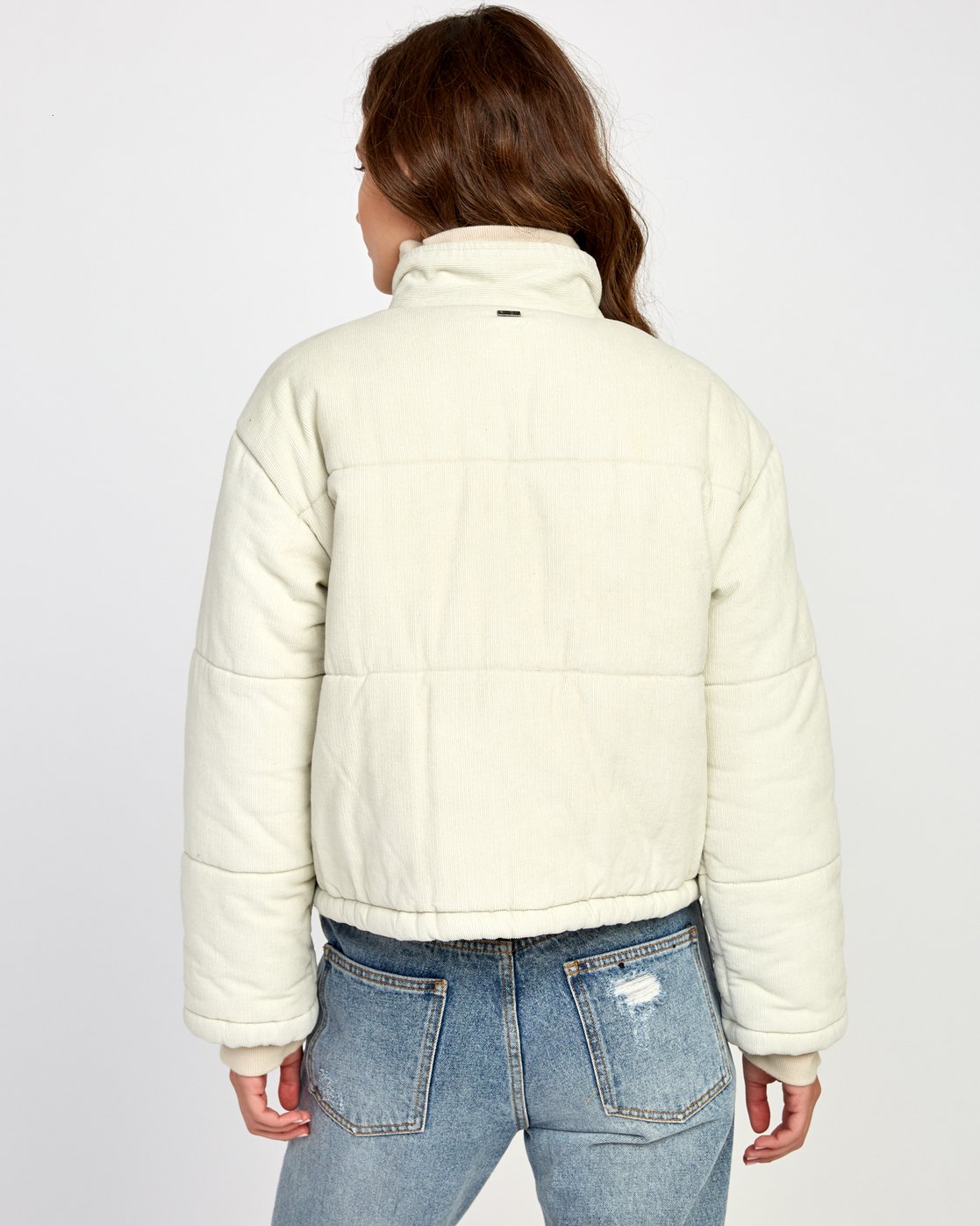 rvca eezeh puffer cropped jacket