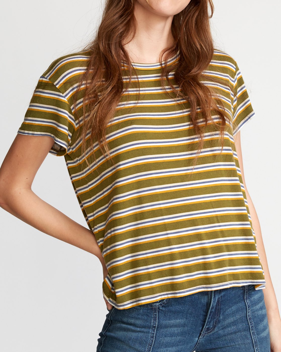 RVCA Womens Recess Crew Neck Tee