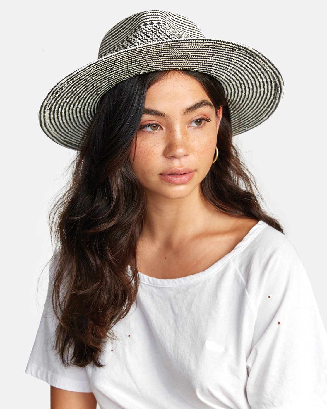 female panama hat