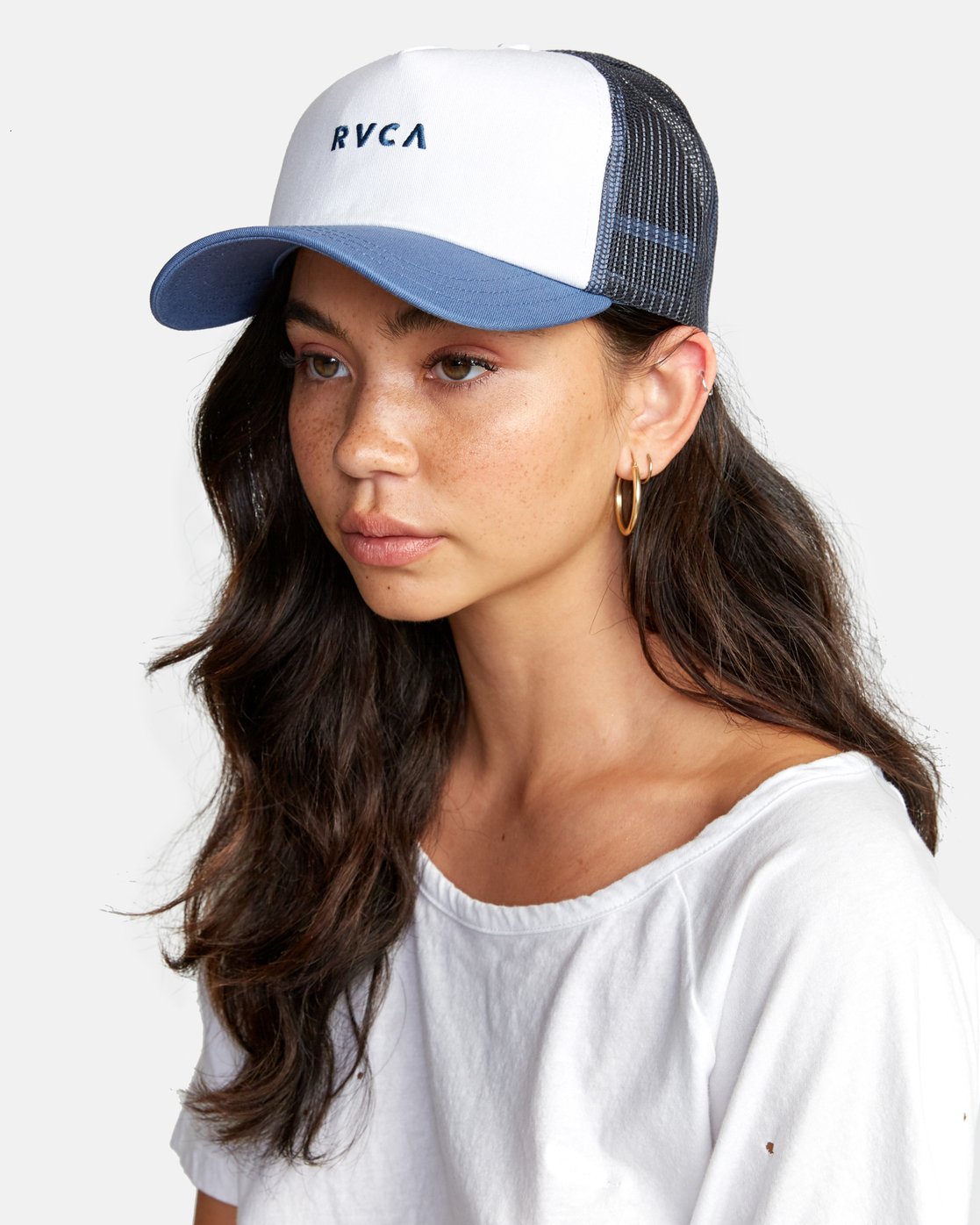 rvca blue hat
